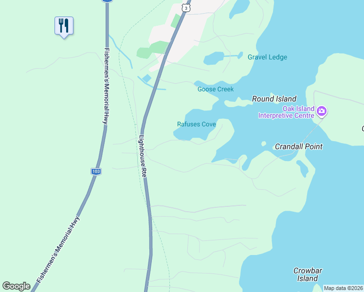 map of restaurants, bars, coffee shops, grocery stores, and more near 49 Crandall Point Road in Chester Basin
