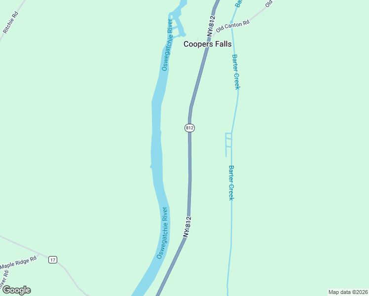 map of restaurants, bars, coffee shops, grocery stores, and more near 2872 New York 812 in De Kalb Junction