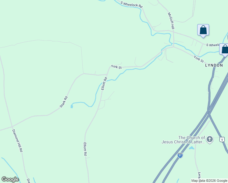 map of restaurants, bars, coffee shops, grocery stores, and more near 126 Fernwood Drive in Lyndon