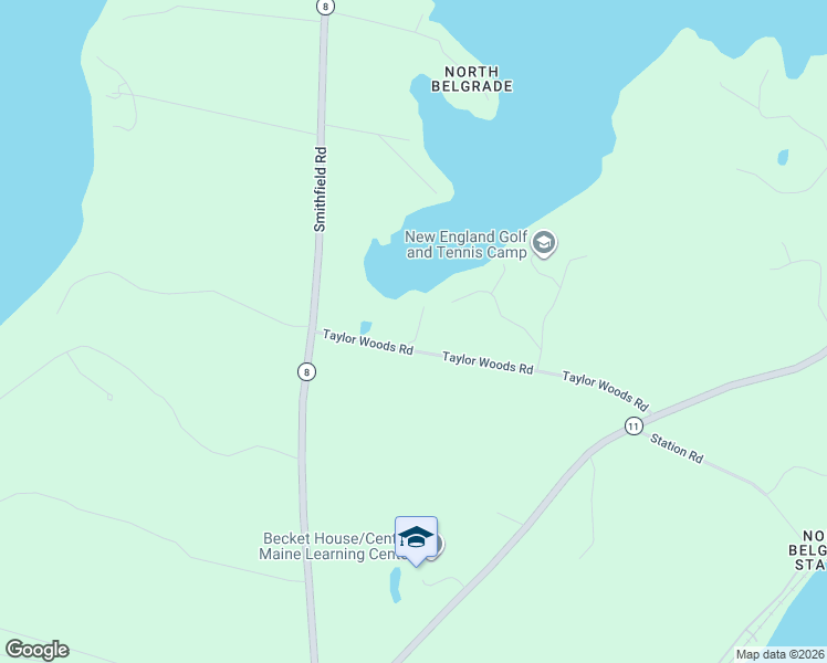 map of restaurants, bars, coffee shops, grocery stores, and more near 103 Taylor Woods Road in Belgrade