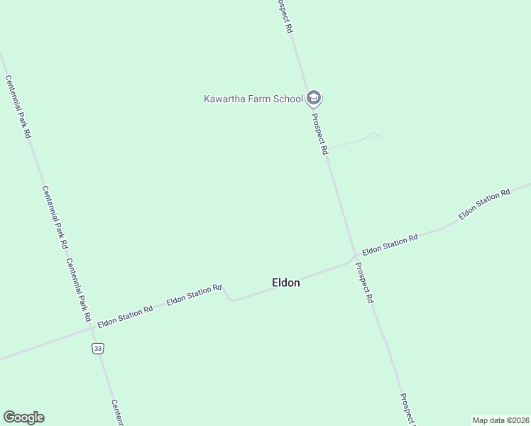 map of restaurants, bars, coffee shops, grocery stores, and more near 1244 Prospect Road in Kawartha Lakes