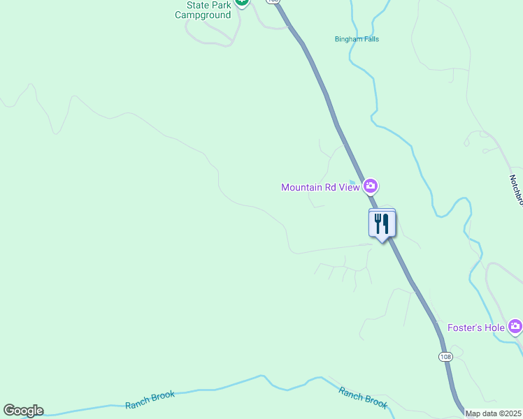 map of restaurants, bars, coffee shops, grocery stores, and more near 478 Toll Road in Stowe