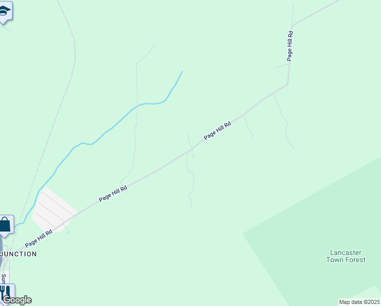 map of restaurants, bars, coffee shops, grocery stores, and more near 96 Page Hill Road in Lancaster