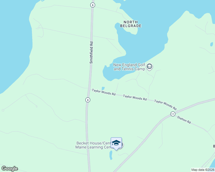 map of restaurants, bars, coffee shops, grocery stores, and more near 103 Taylor Woods Road in Belgrade