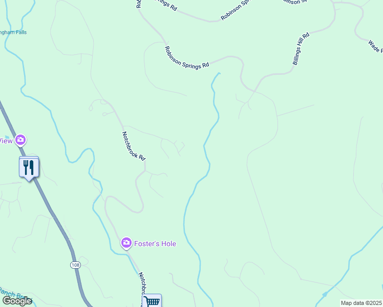 map of restaurants, bars, coffee shops, grocery stores, and more near 291 Maple Road in Stowe