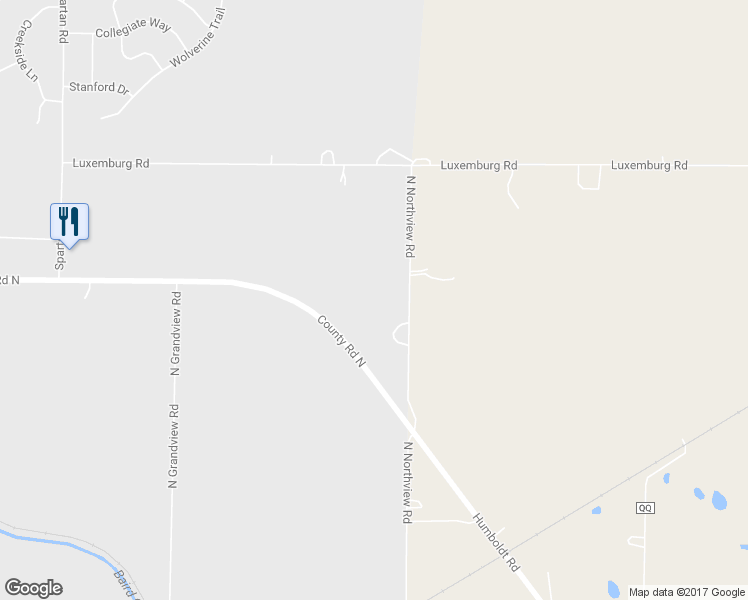 map of restaurants, bars, coffee shops, grocery stores, and more near 645 North Northview Road in Green Bay