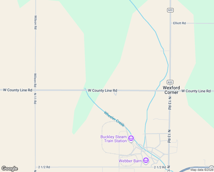 map of restaurants, bars, coffee shops, grocery stores, and more near 6423-6633 West County Line Road in Buckley