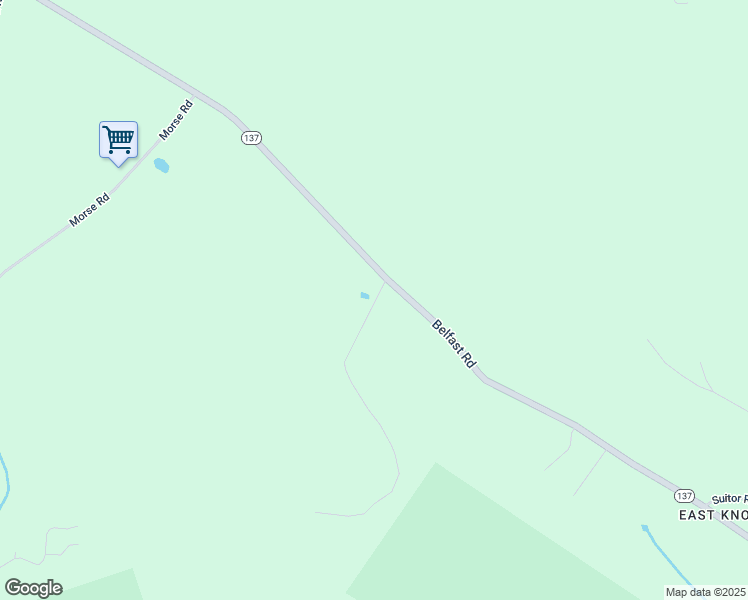 map of restaurants, bars, coffee shops, grocery stores, and more near 27 Larrabee Road in Knox