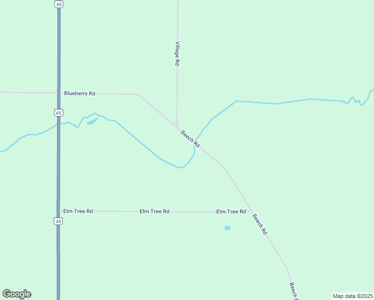map of restaurants, bars, coffee shops, grocery stores, and more near N7639 Beech Road in Bear Creek