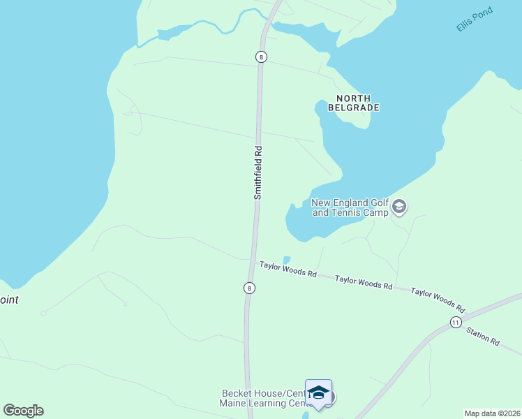 map of restaurants, bars, coffee shops, grocery stores, and more near 197 Smithfield Road in Belgrade