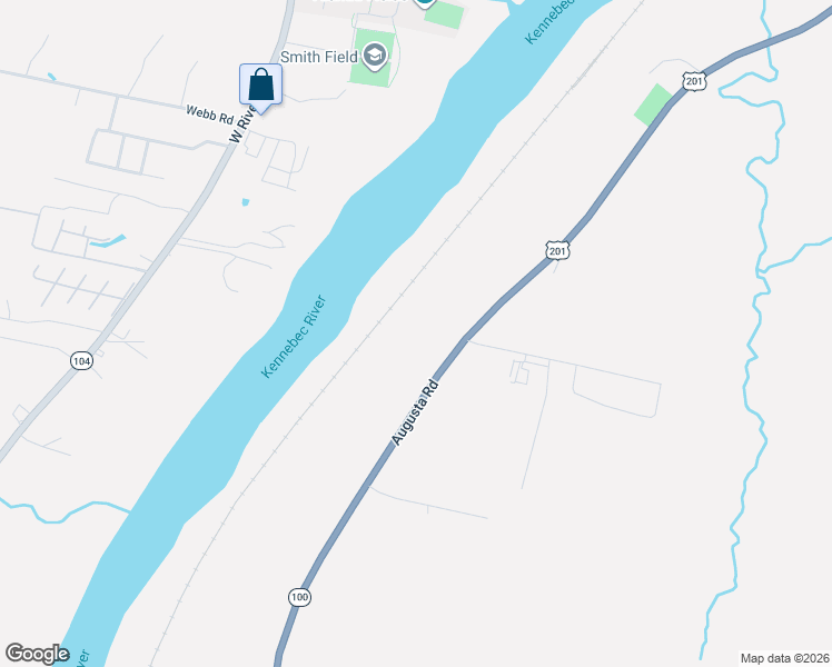 map of restaurants, bars, coffee shops, grocery stores, and more near 979 Augusta Rd in Winslow