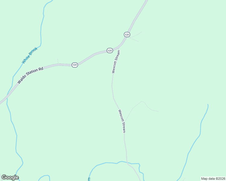 map of restaurants, bars, coffee shops, grocery stores, and more near Wescott Stream in Waldo