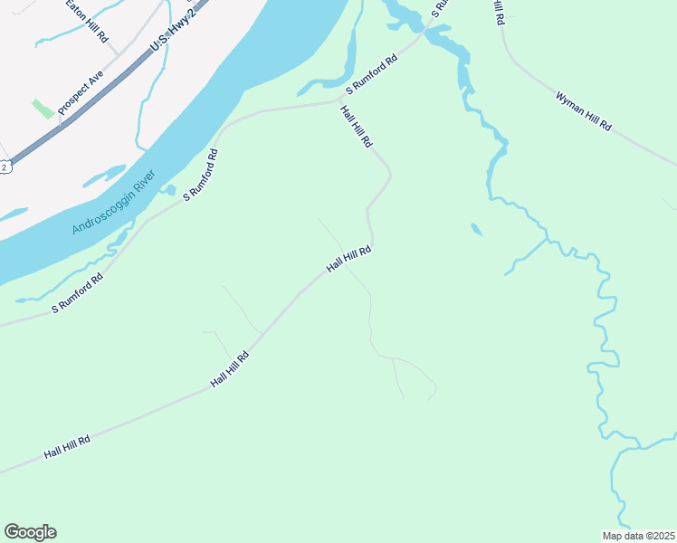 map of restaurants, bars, coffee shops, grocery stores, and more near 53 Hall Hill Road in Rumford