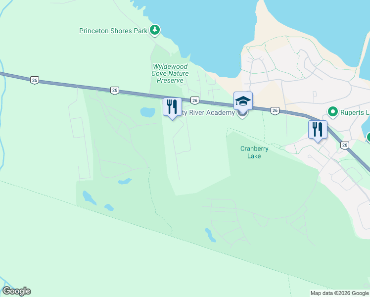 map of restaurants, bars, coffee shops, grocery stores, and more near 43 Trafalgar Road in Collingwood