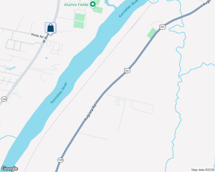 map of restaurants, bars, coffee shops, grocery stores, and more near 941 Augusta Road in Winslow