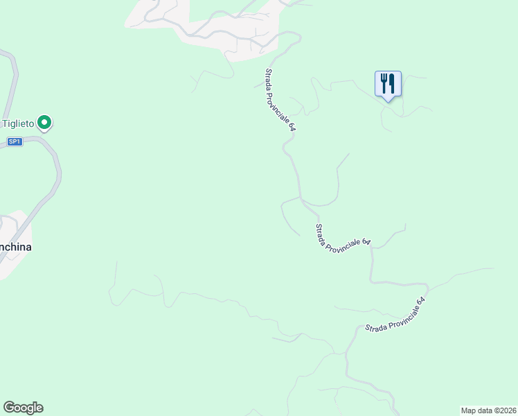 map of restaurants, bars, coffee shops, grocery stores, and more near 17 Via Reborina in Città Metropolitana di Genova