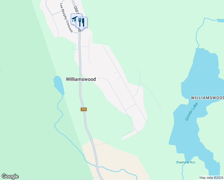 map of restaurants, bars, coffee shops, grocery stores, and more near 35 Grover Drive in Williamswood