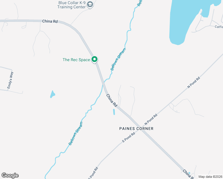 map of restaurants, bars, coffee shops, grocery stores, and more near 950 China Road in Winslow