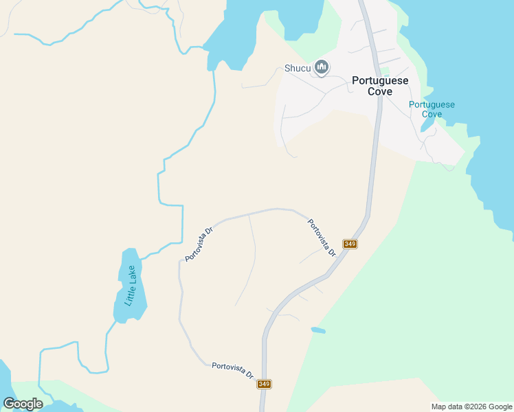 map of restaurants, bars, coffee shops, grocery stores, and more near 173 Portovista Drive in Portuguese Cove