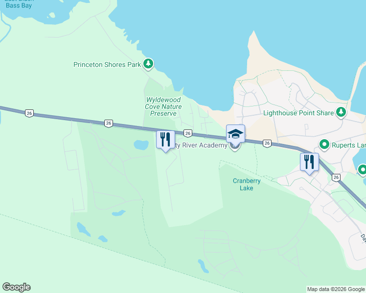 map of restaurants, bars, coffee shops, grocery stores, and more near 13 Trafalgar Road in Collingwood