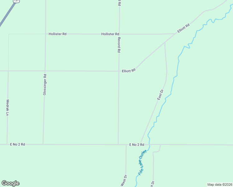 map of restaurants, bars, coffee shops, grocery stores, and more near 11664 Revord Road in Fife Lake