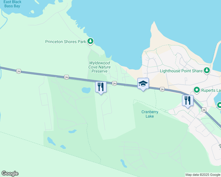 map of restaurants, bars, coffee shops, grocery stores, and more near 13 Trafalgar Road in Collingwood