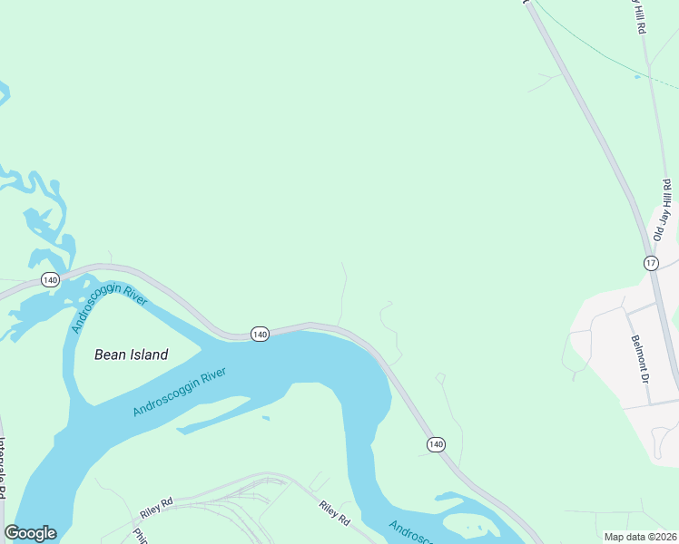 map of restaurants, bars, coffee shops, grocery stores, and more near 299 Intervale Road in Jay