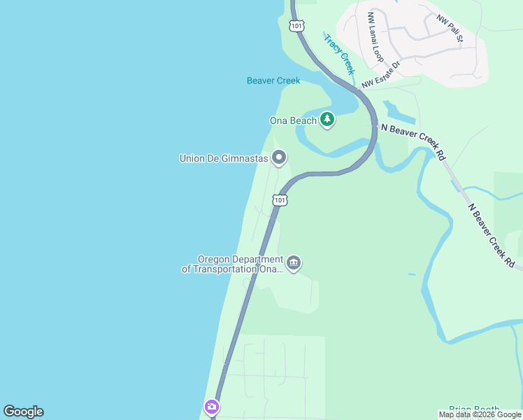 map of restaurants, bars, coffee shops, grocery stores, and more near 12799 Northwest Raspberry Lane in Seal Rock