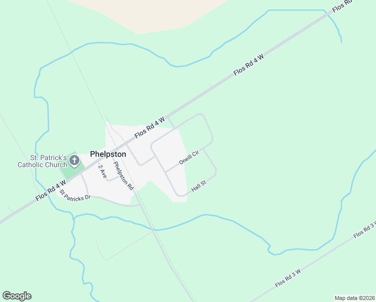 map of restaurants, bars, coffee shops, grocery stores, and more near 55 Oneill Circle in Phelpston