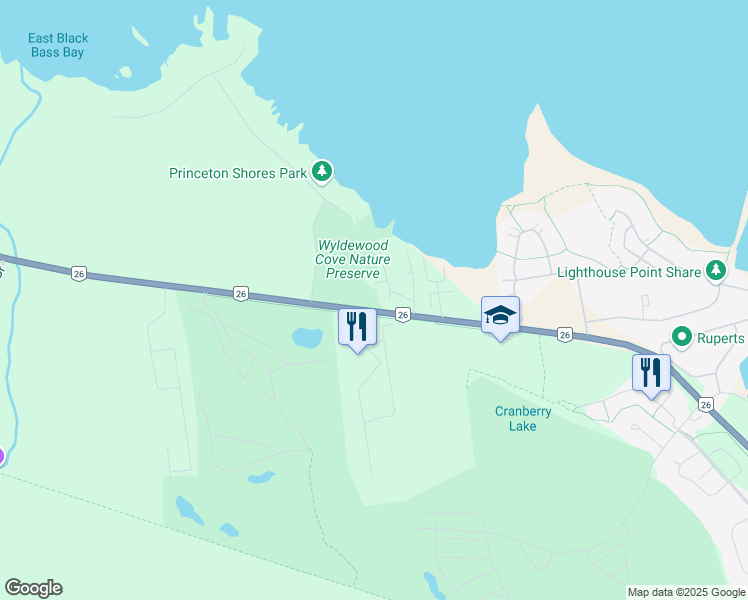 map of restaurants, bars, coffee shops, grocery stores, and more near 5 Anchorage Crescent in Collingwood