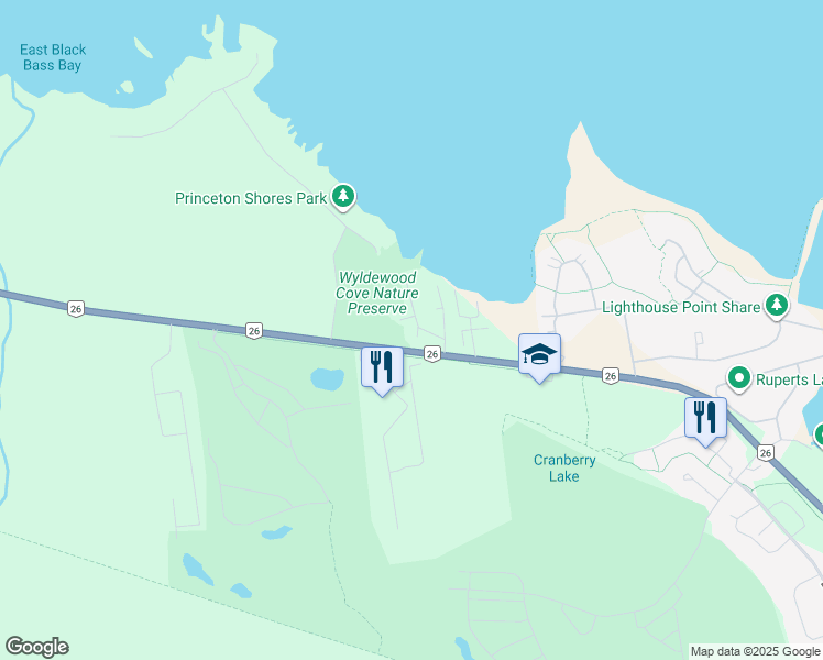 map of restaurants, bars, coffee shops, grocery stores, and more near 4 Anchorage Crescent in Collingwood