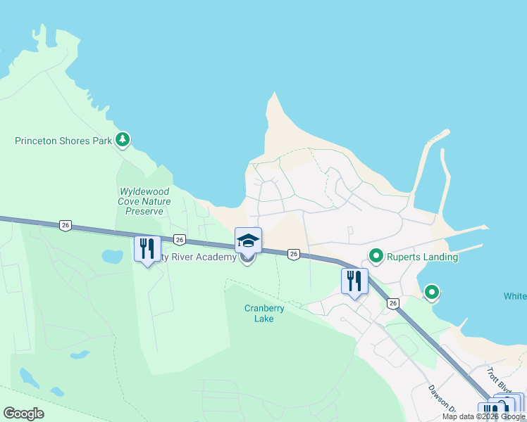 map of restaurants, bars, coffee shops, grocery stores, and more near 783 Johnston Park Avenue in Collingwood