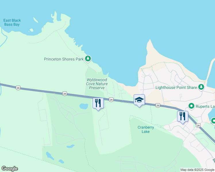 map of restaurants, bars, coffee shops, grocery stores, and more near 7 Anchorage Crescent in Collingwood