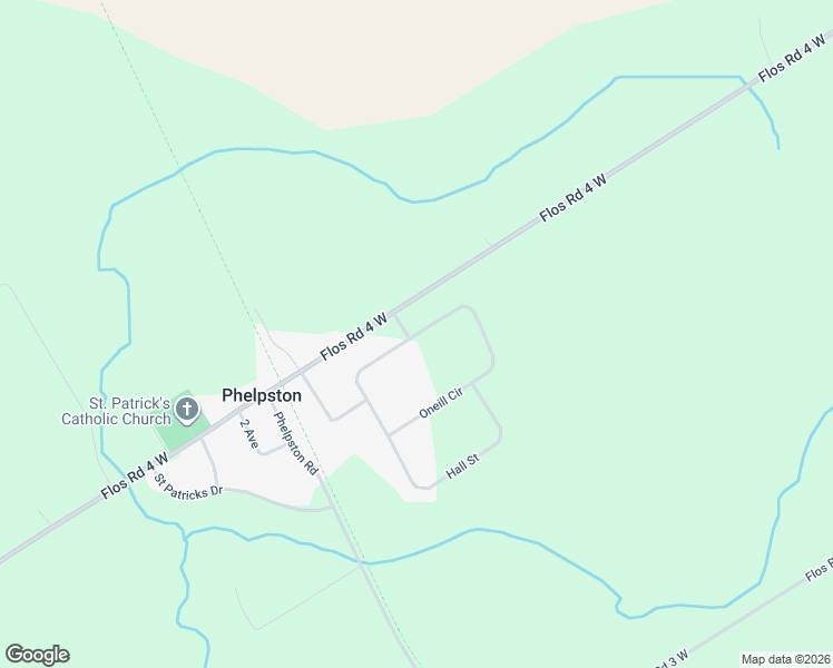 map of restaurants, bars, coffee shops, grocery stores, and more near 20 Oneill Circle in Phelpston