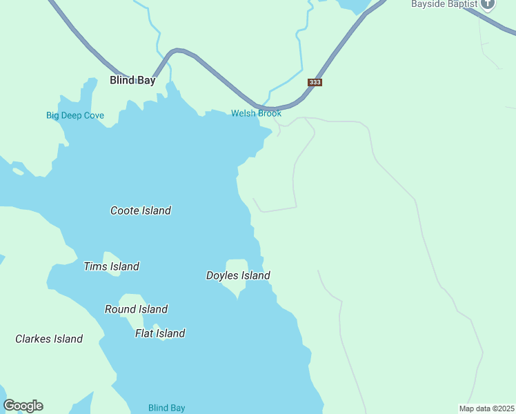 map of restaurants, bars, coffee shops, grocery stores, and more near 30 Crown Drive in Blind Bay