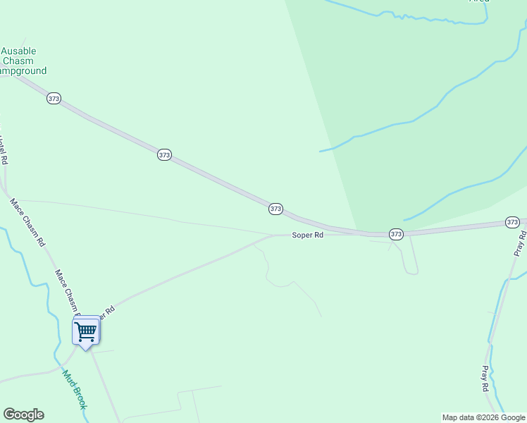 map of restaurants, bars, coffee shops, grocery stores, and more near 449 New York 373 in Keeseville