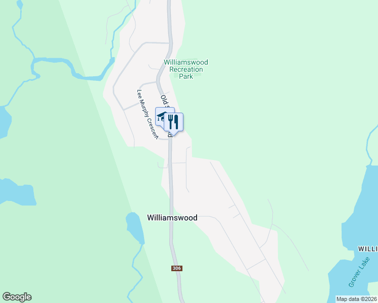 map of restaurants, bars, coffee shops, grocery stores, and more near 14 Gordon Stewart Drive in Williamswood