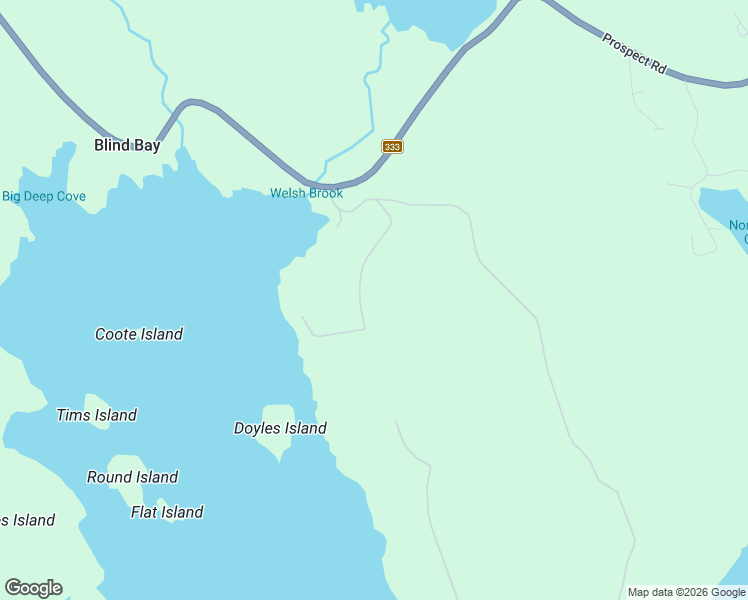 map of restaurants, bars, coffee shops, grocery stores, and more near 30 Crown Drive in Blind Bay