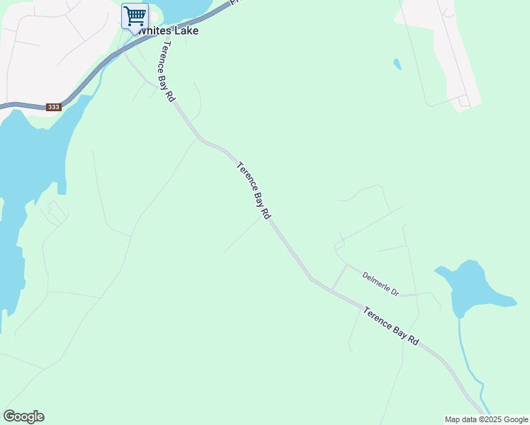 map of restaurants, bars, coffee shops, grocery stores, and more near Surf Drive in Whites Lake