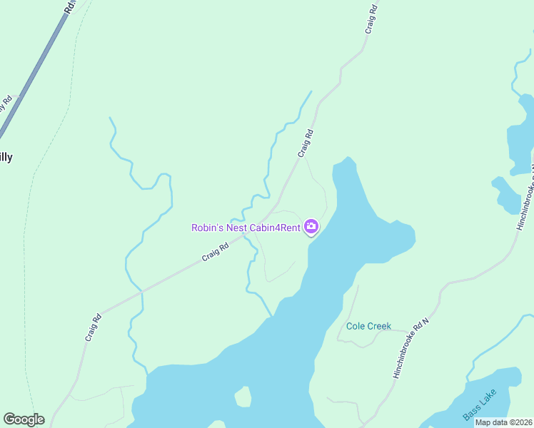 map of restaurants, bars, coffee shops, grocery stores, and more near 6729 Craig Road in South Frontenac