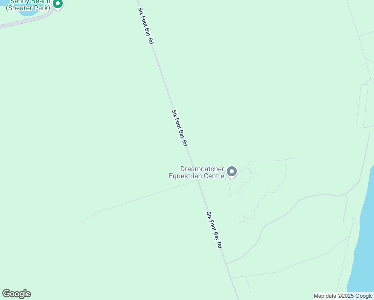 map of restaurants, bars, coffee shops, grocery stores, and more near Six Foot Bay Road in Buckhorn