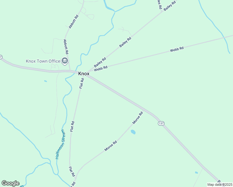 map of restaurants, bars, coffee shops, grocery stores, and more near 609 Belfast Road in Knox