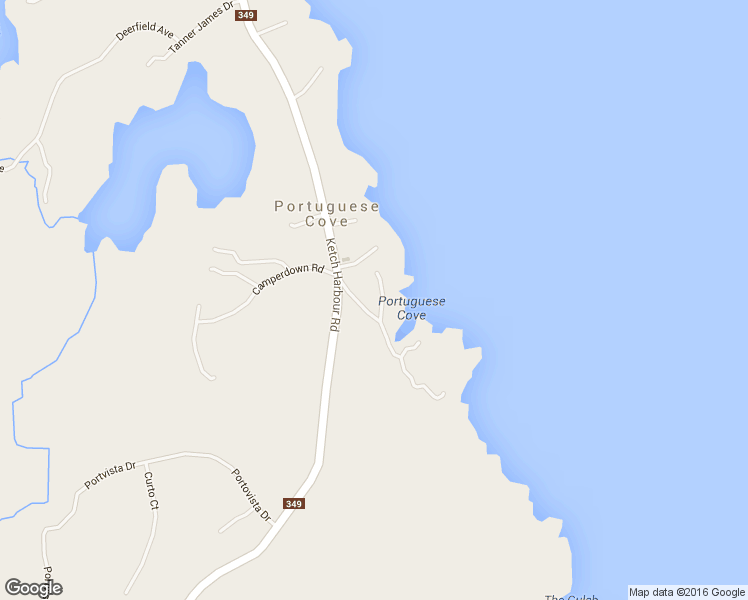 map of restaurants, bars, coffee shops, grocery stores, and more near 12 South Point Road in Portuguese Cove