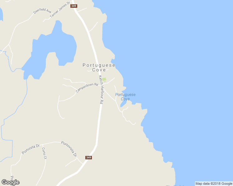 map of restaurants, bars, coffee shops, grocery stores, and more near Northern Head Road in Portuguese Cove