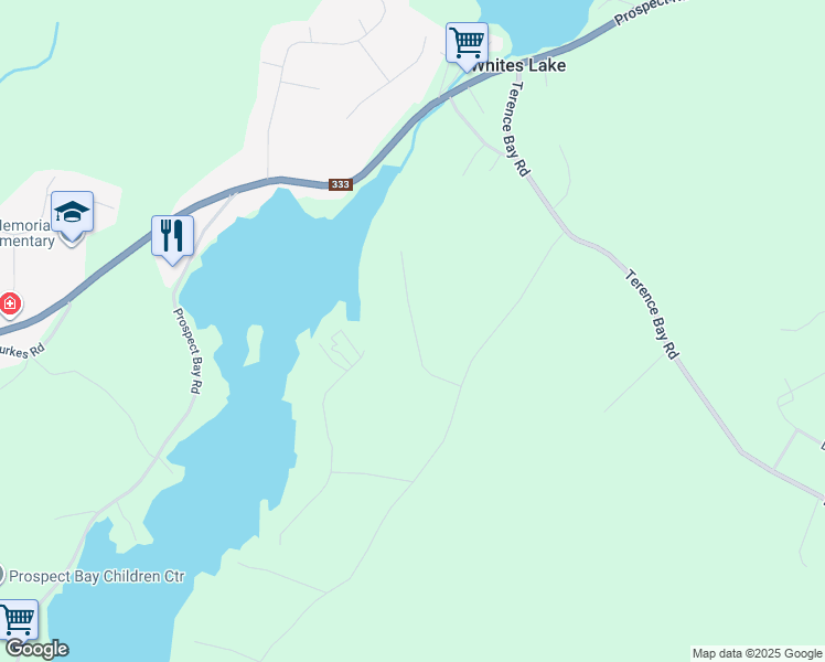 map of restaurants, bars, coffee shops, grocery stores, and more near 122 Hargrove Lane in Whites Lake