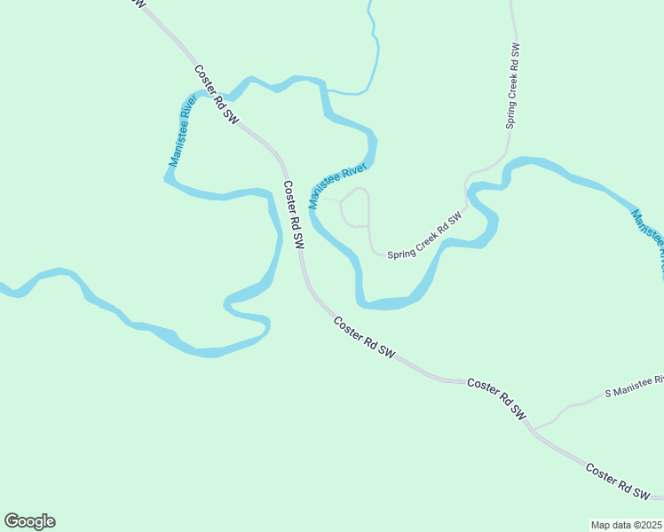 map of restaurants, bars, coffee shops, grocery stores, and more near 13289-13325 Coster Road Southwest in Fife Lake