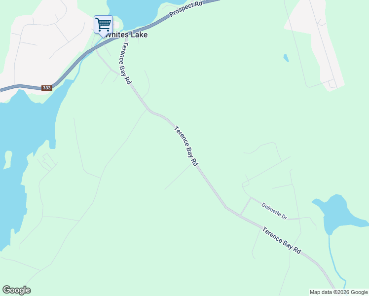 map of restaurants, bars, coffee shops, grocery stores, and more near 209 Terence Bay Road in Whites Lake