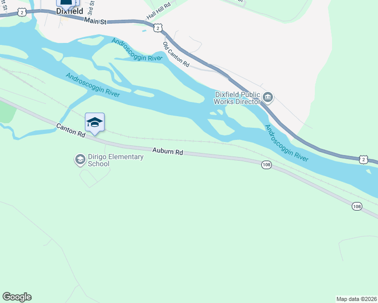 map of restaurants, bars, coffee shops, grocery stores, and more near 192 Auburn Road in Peru