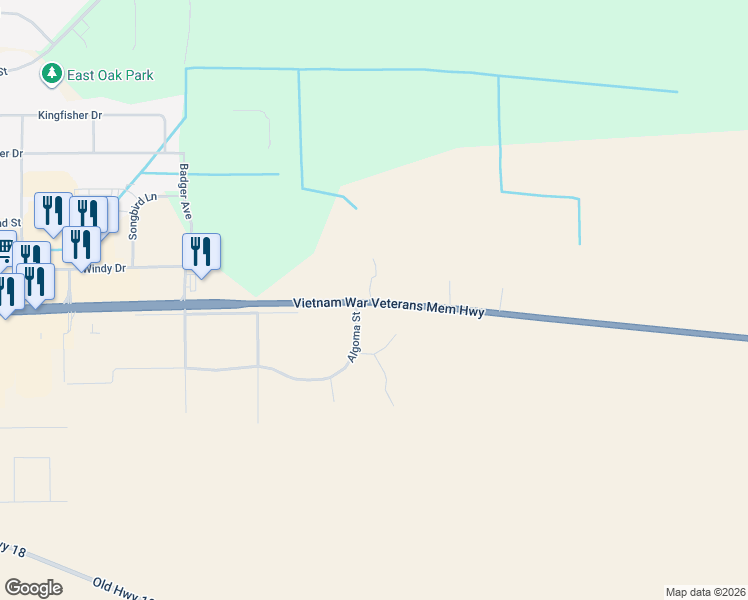 map of restaurants, bars, coffee shops, grocery stores, and more near 5972 U.S. 10 in Stevens Point