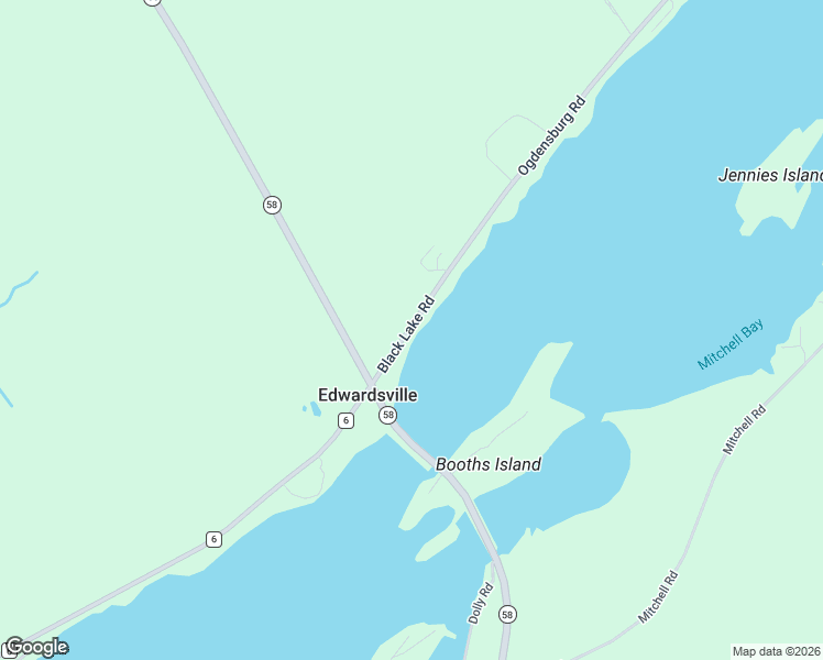 map of restaurants, bars, coffee shops, grocery stores, and more near 3376 County Route 6 in Hammond